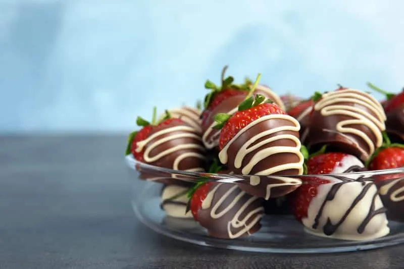 fresas cubiertas de chocolate