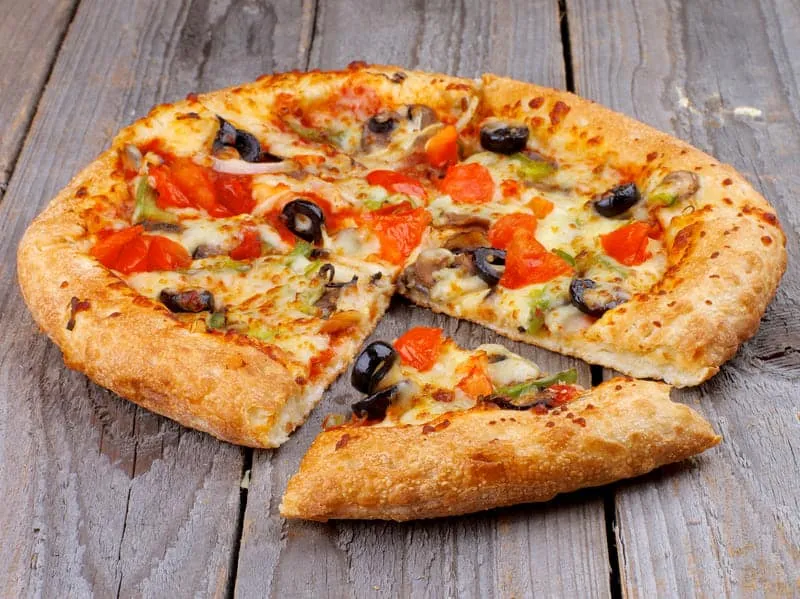 pizza de 10 pulgadas